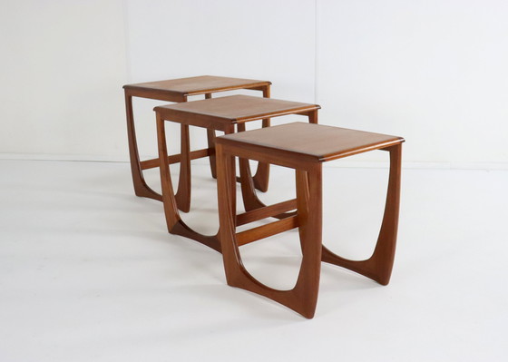 Image 1 of Set Van 3 Sunelm Nesting Tables ´Partington´ Vintage