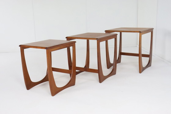 Image 1 of Set Van 3 Sunelm Nesting Tables ´Partington´ Vintage