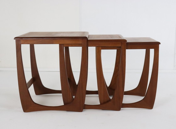 Image 1 of Set Van 3 Sunelm Nesting Tables ´Partington´ Vintage