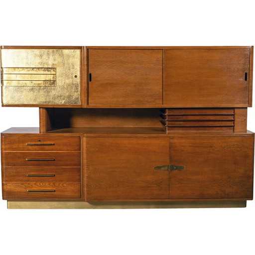 Vintage highboard van Josef Havlíček, Tsjecho-Slowakije