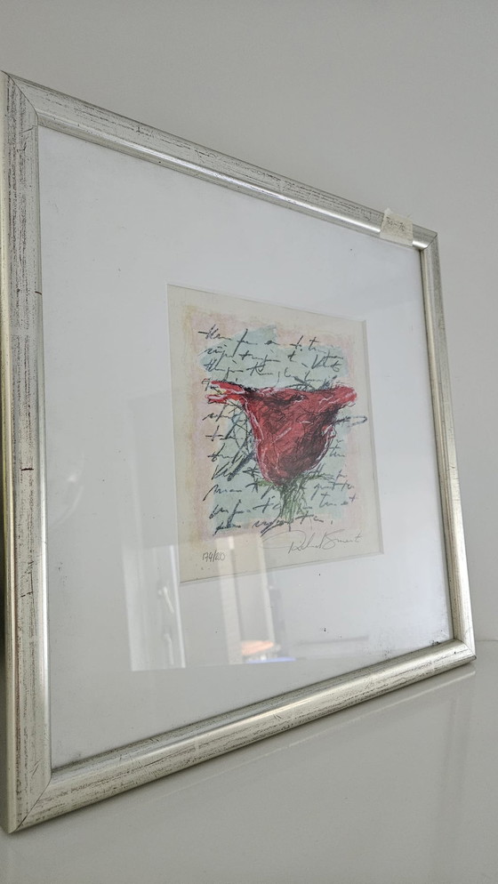 Image 1 of Richard Smeets "Zonder Titel" - Gesigneerde Zeefdruk