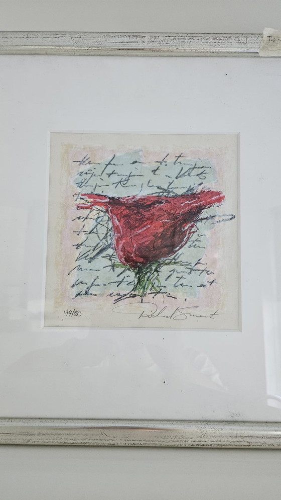 Image 1 of Richard Smeets "Zonder Titel" - Gesigneerde Zeefdruk