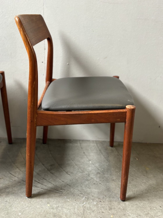 Image 1 of 4x Vintage Eetkamerstoelen