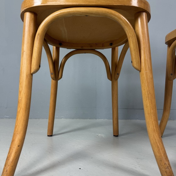 Image 1 of Set Van 2 Thonetstoelen Mid Century Modern