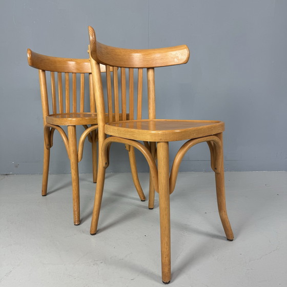 Image 1 of Set Van 2 Thonetstoelen Mid Century Modern