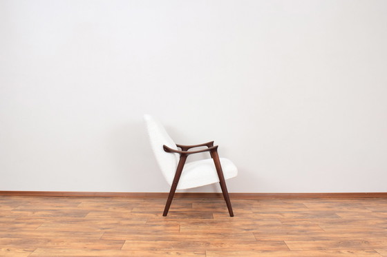 Image 1 of Mid Century "Tenor" Teak & Boucle fauteuil van Møre Lenestolfabrikk, 1960S.