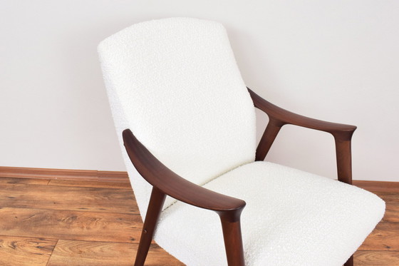 Image 1 of Mid Century "Tenor" Teak & Boucle fauteuil van Møre Lenestolfabrikk, 1960S.