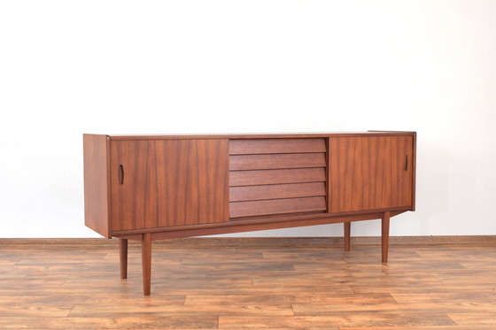 Image 1 of Mid Century Zweeds Teak Dressoir Model Trio Door Nils Jonsson Voor Hugo Troeds, 1960S.