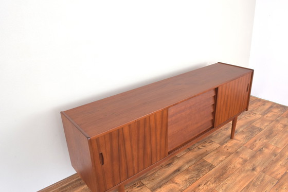 Image 1 of Mid Century Zweeds Teak Dressoir Model Trio Door Nils Jonsson Voor Hugo Troeds, 1960S.