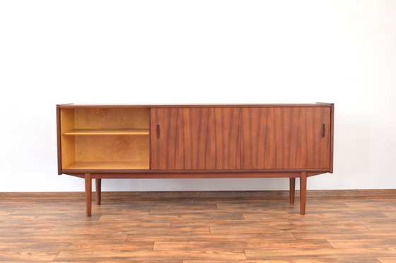 Image 1 of Mid Century Zweeds Teak Dressoir Model Trio Door Nils Jonsson Voor Hugo Troeds, 1960S.