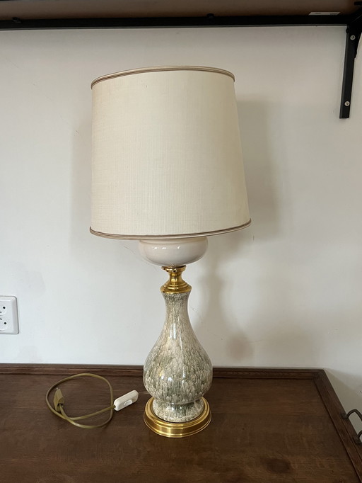 Vintage Porseleine Tafel Lamp