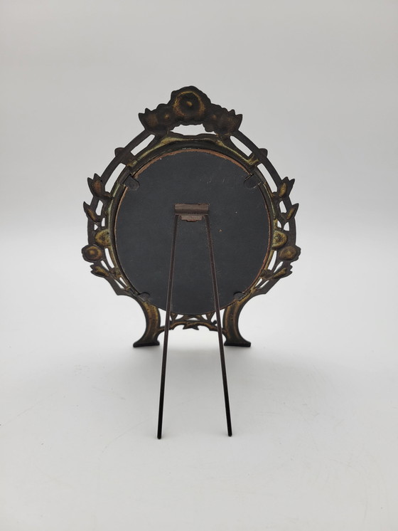 Image 1 of Art Nouveau Verguld Metalen Frame