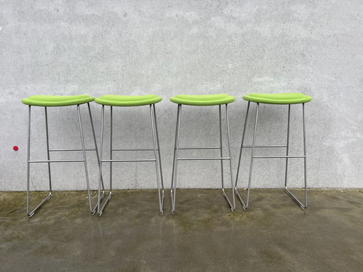 4X Cappellini Hi Pad Stool Groen