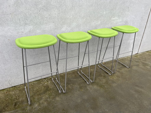 4X Cappellini Hi Pad Stool Groen