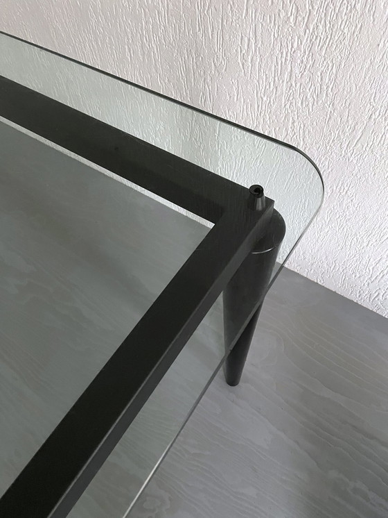 Image 1 of Glazen Eettafel – Le Corbusier Design Voor Cassina (1990S)