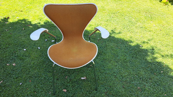 Image 1 of 5x Eetkamerstoelen Fritz Hansen Arne Jacobsen