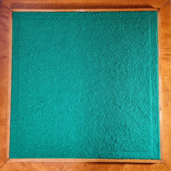 Image 1 of Vintage Thonet speeltafel in sycamore, amarant en houtfineer, jaren 1950