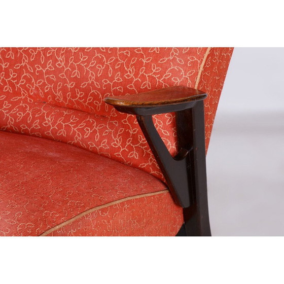 Image 1 of Vintage art deco eiken fauteuil van Antonin Kybal, Tsjecho-Slowakije 1930