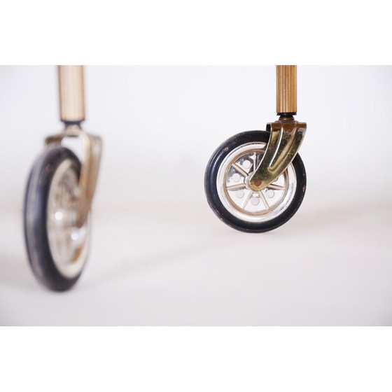 Image 1 of Vintage messing en formica drankenkar, Frankrijk 1950