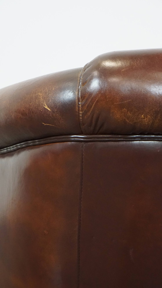 Image 1 of Vintage Schapenleren Clubfauteuil