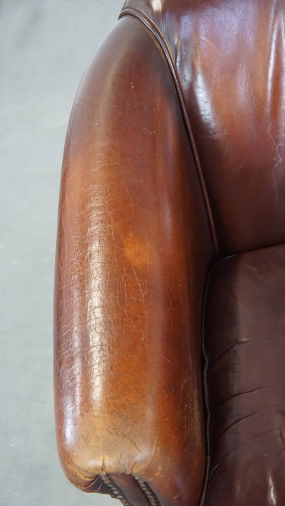 Image 1 of Vintage Schapenleren Clubfauteuil