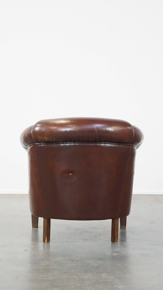 Image 1 of Vintage Schapenleren Clubfauteuil