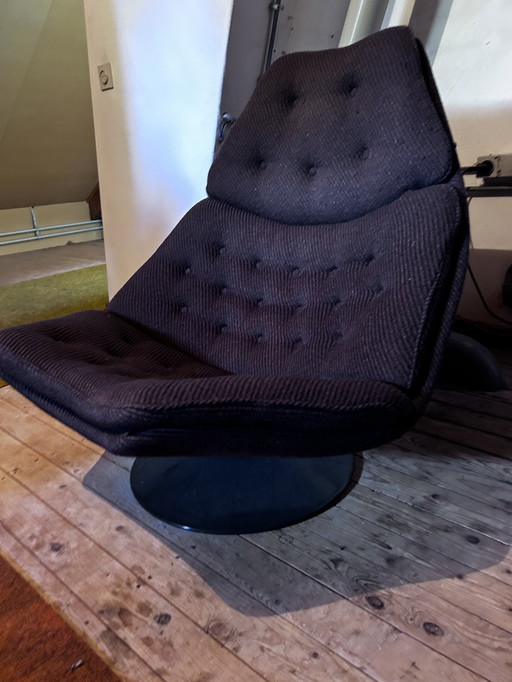 Artifort draaifauteuil + hocker