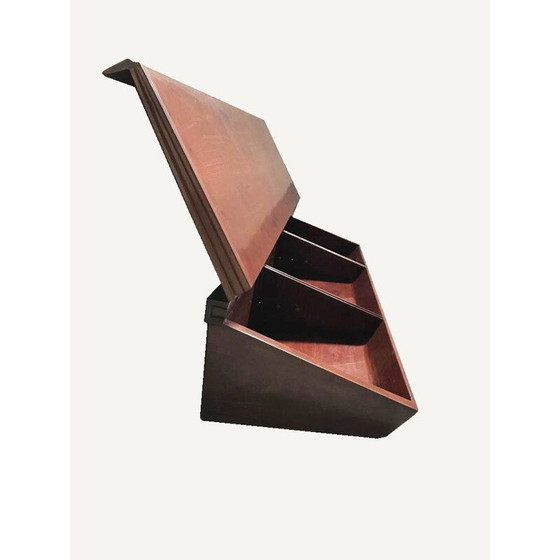 Image 1 of Vintage mahoniehouten console van Osvaldo Borsani, 1960