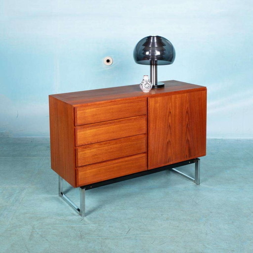 Deens design Oman Jun dressoir teak, midmod 60s sideboard