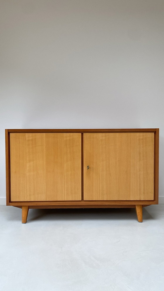 Image 1 of Vintage Teak Houten Secretaire / Kast / Bureau