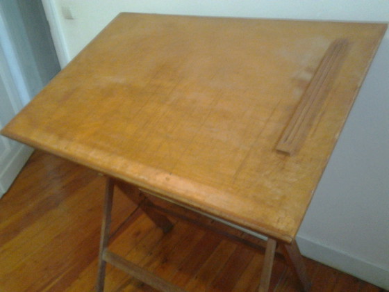 Image 1 of Authentieke tekentafel