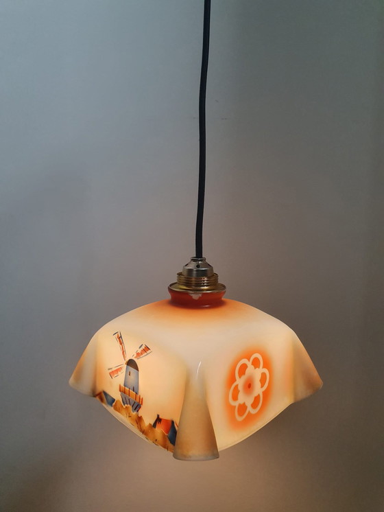 Image 1 of Art deco zakdoek lamp