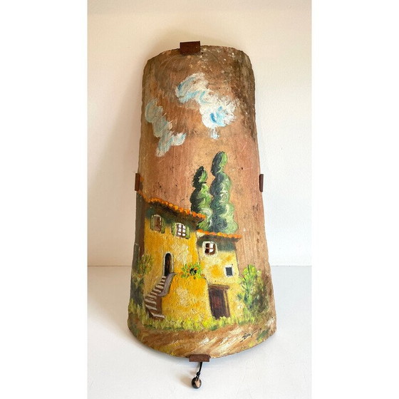 Image 1 of Wandlamp met oude tegels