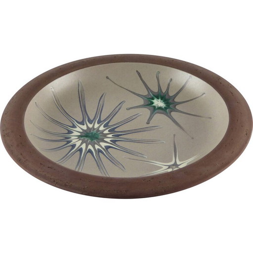 Scandinavisch oud keramiek bord, 1960