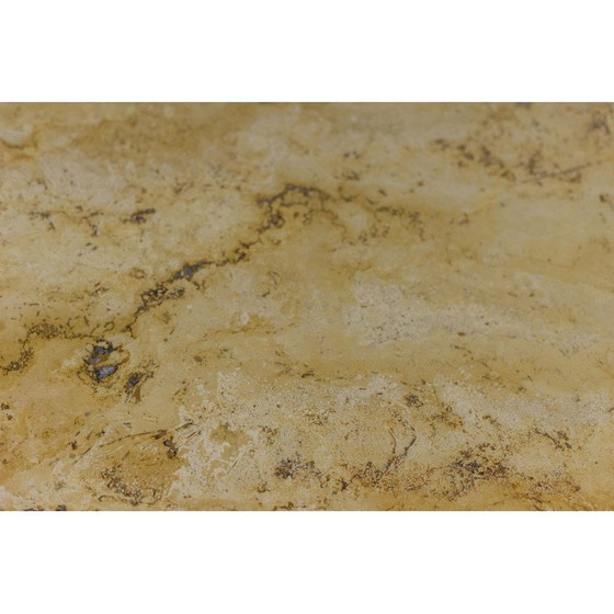 Image 1 of Paar vintage bijzettafels in Siena marmer, Italië 1970