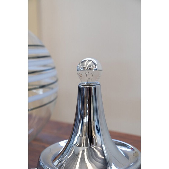 Image 1 of Vintage Murano glazen tafellamp van Gino Vistosi, Italië 1970