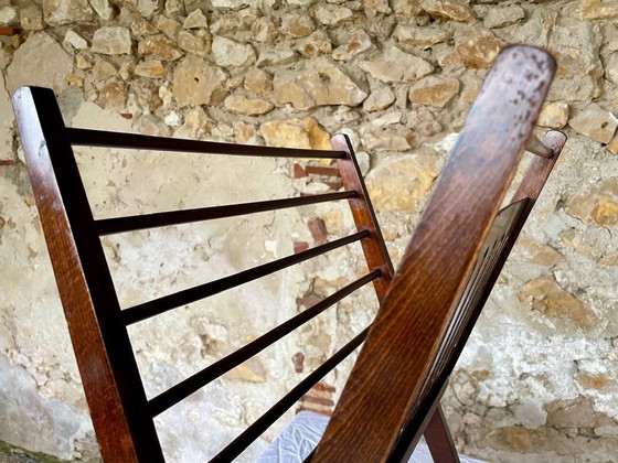 Image 1 of Mid Century, Vintage, inklapbaar tijdschriftenrek, Cees Braackman, circa 1960