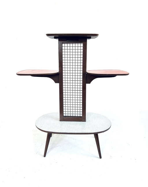Vintage Formica Plantentafel ‘60