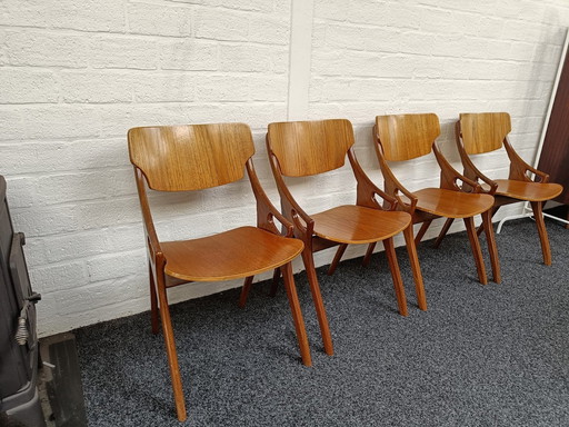 4x Arne Hovmand stoel