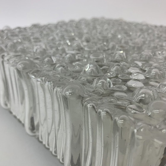 Image 1 of Vintage bubbelglas plafondlamp van Helena Tynell, 1970