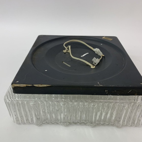 Image 1 of Vintage bubbelglas plafondlamp van Helena Tynell, 1970