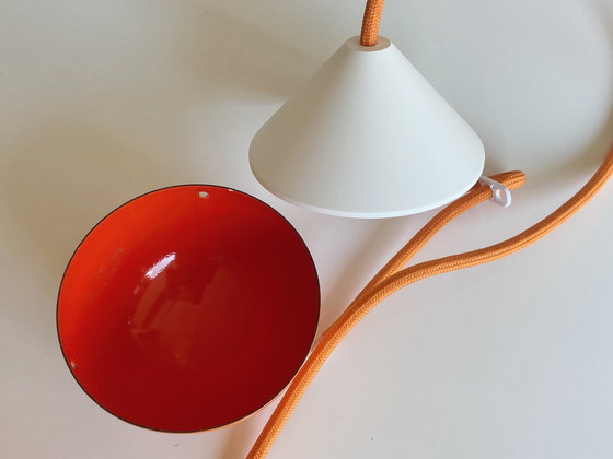 Image 1 of Vintage Verner Panton Bloempot Emalliert Louis Poulsen