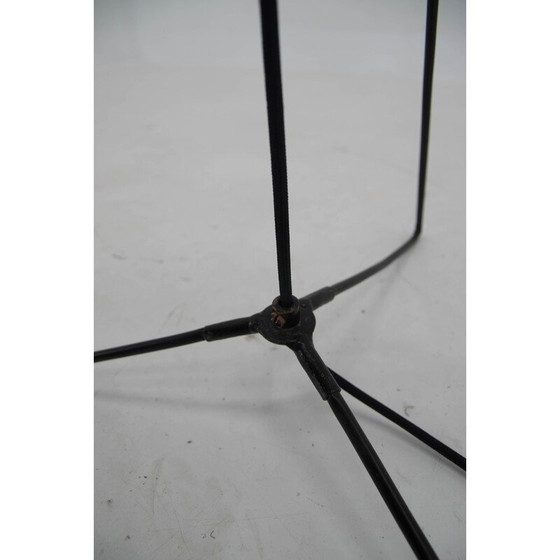 Image 1 of Vloerlamp van Mid Century metaal en perkamentpapier, Europa 1960