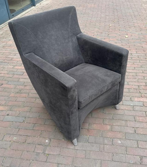 Leolux Dolcinea alcantara fauteuil