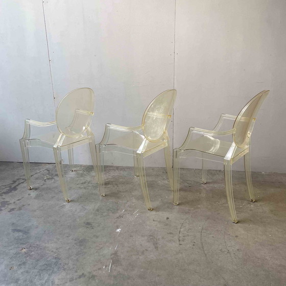 Image 1 of Kartell Louis Ghost Stoel (3x) - Philippe Starck