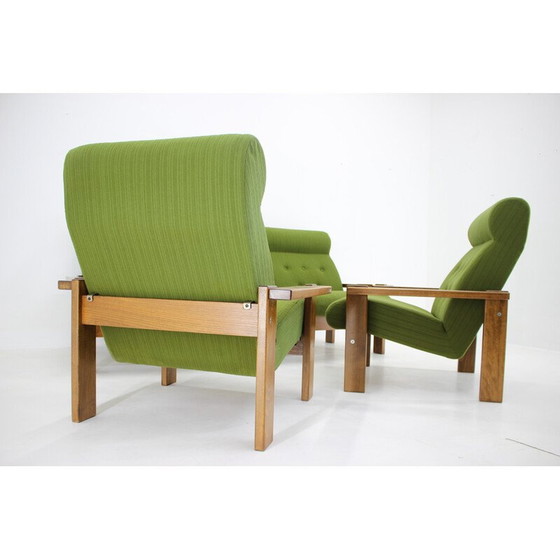 Image 1 of Vintage beukenhouten woonkamer set, Tsjecho-Slowakije 1970