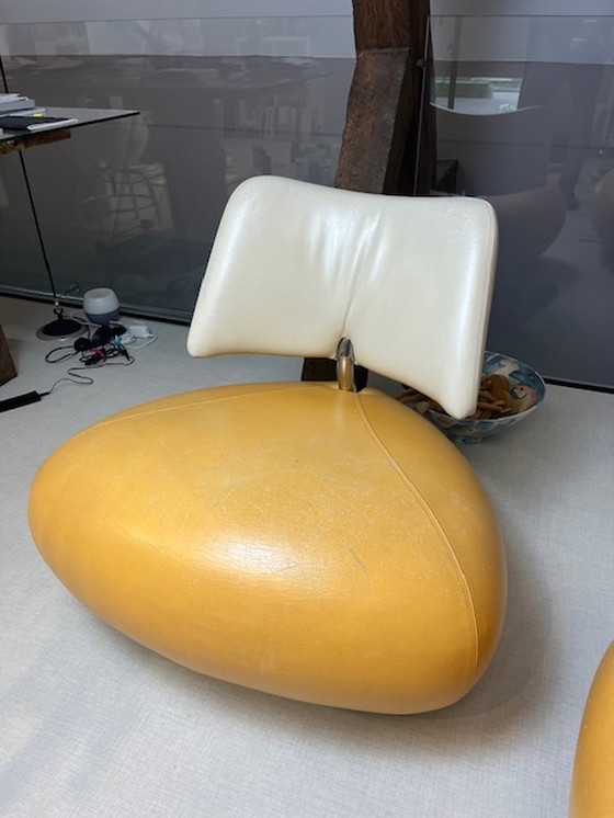 Image 1 of 2x Leolux Pallone fauteuil