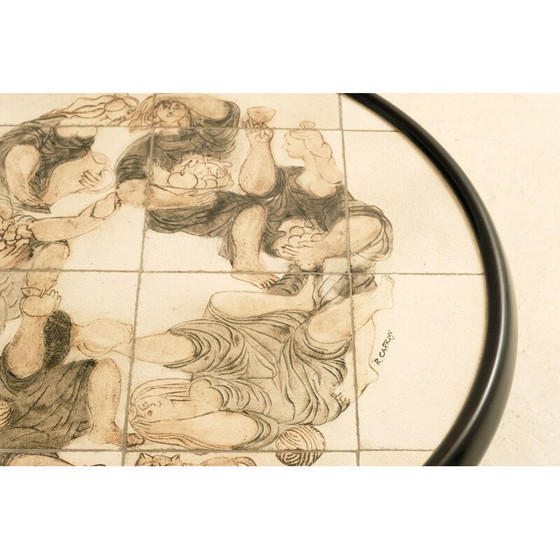 Image 1 of Vintage keramische salontafel door Roger Capron, 1980