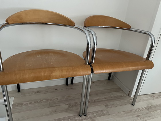 Image 1 of 4X Vintage Design Stoelen