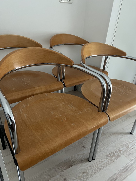 Image 1 of 4X Vintage Design Stoelen